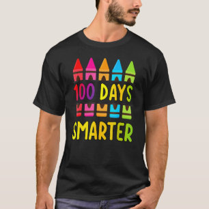 Camiseta 100 días de clases 100 días de lluvia más intelige