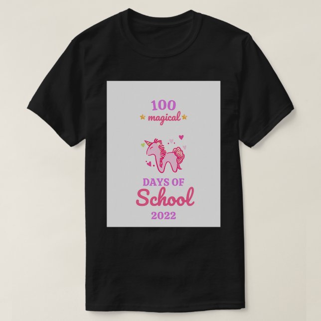 Camiseta 100 días de clases 2022 Classic TShirt (Diseño del anverso)