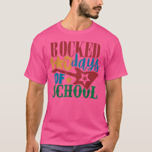 Camiseta 100 días de clases de profesores de música 10
