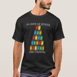 Camiseta 100 días de clases, el rayón marcará el té