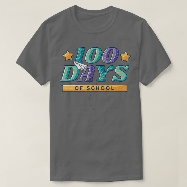 Camiseta 100 días de clases más inteligentes 1 (Diseño del anverso)