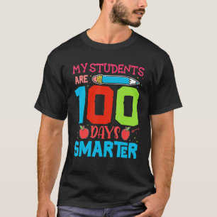 Camiseta 100 días de clases Mis estudiantes son 100 días in