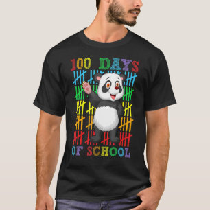 Camiseta 100 días de clases Panda Boys Chicas 100 días Sch