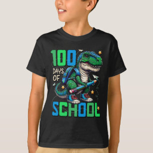 Camiseta 100 días de clases Trex 100 días más inteligentes