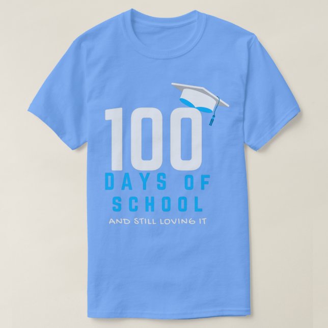 Camiseta 100 días de clases y todavía me encanta el clásico (Diseño del anverso)