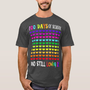 Camiseta 100 días de clases y todavía me encanta la enseñan