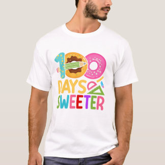 Camiseta 100 días de clima más dulce 100 días de clases