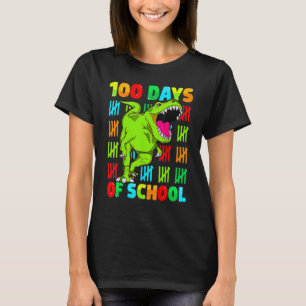 Camiseta 100 Días De Colegio 100º Día Dino T Rex Profesor B