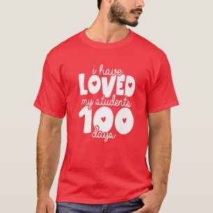 Camiseta 100 Días De Colegio Amó A Mis Estudiantes 100 Días
