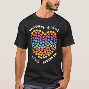 Camiseta 100 Días De Colegio Celebran El 100º Día De La Esc