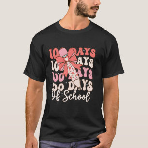 Camiseta 100 días de colegio Coquette por debajo del centés