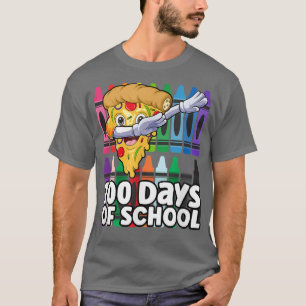 Camiseta 100 días de colegio dabbing Pepperoni Pizza Sl