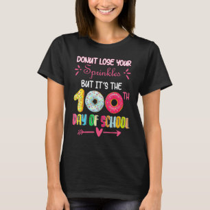 Camiseta 100 Días De Colegio Donut De Kindergarten Para Est