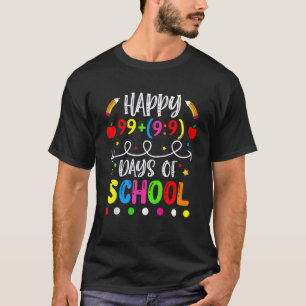 Camiseta 100 Días De Colegio Ecuación Matemática Profesor E