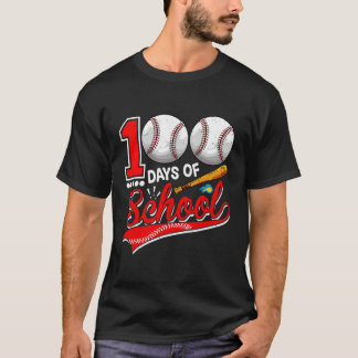 Camiseta 100 Días De Colegio Feliz 100 Días De Enseñanza De