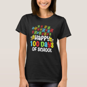 Camiseta 100 Días De Colegio Grupo Lindas Abejas Divertido