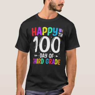Camiseta 100 Días de Colegio Maestro Niño 100º Día de Terce