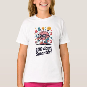 Camiseta 100 Días De Colegio Más Listos Más Listos 
