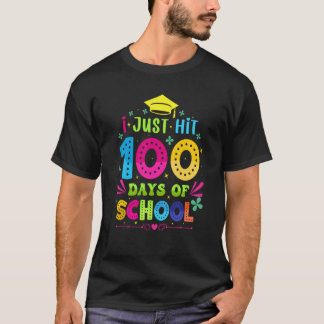 Camiseta 100 Días De Colegio para Niños Niñas Profesores Co