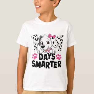 Camiseta 100 Días De Colegio Perro Dálmata Chicos Ropa 100