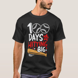 Camiseta 100 Días de Colegio Profesor de Béisbol Niños 100º