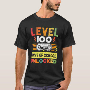 Camiseta 100 Días De Colegio Sin Bloqueo A Video Gamer