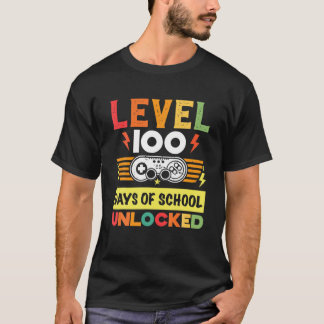 Camiseta 100 Días De Colegio Sin Bloqueo A Video Gamer
