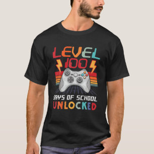 Camiseta 100 Días De Colegio Sin Bloqueo A Video Gamer