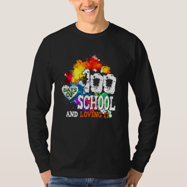 Camiseta 100 días de colegio y amor 100 días Chica Bo (Anverso)
