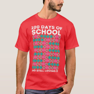 Camiseta 100 Días De Colegio Y Aún Le Encantan Las Flores