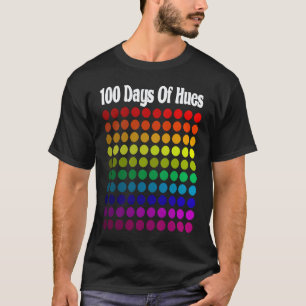 Camiseta 100 Días De Colores De Matices Profesor Y Estudian