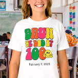 Camiseta 100 Días De Colorido Texto De Personalizado Escola<br><div class="desc">Personalizar el texto y crea fácilmente tu camiseta personalizada de 100 Days Of School. Haga clic en EDITAR DISEÑO para cambiar el color del texto del personalizable. Puede TRANSFERIR este DISEÑO a otros productos de Zazzle y ajustarlo para que se ajuste a la mayoría de los artículos de Zazzle. Los...</div>