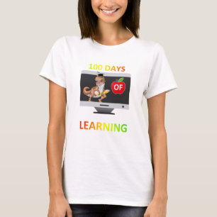 Camiseta 100 Días De Cuarentena De Estudiantes De Aprendiza