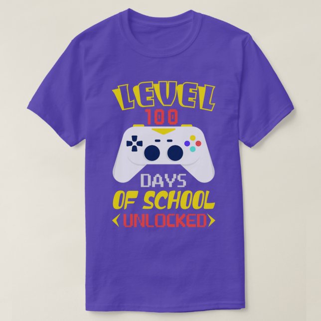 Camiseta 100 días de desbloqueo escolar (Diseño del anverso)
