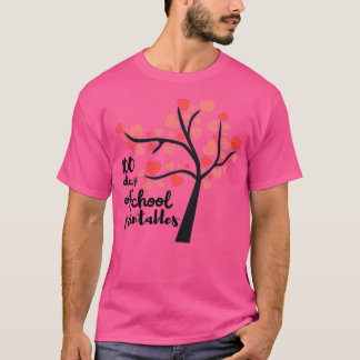 Camiseta 100 días de día de San Valentín de imprentas escol