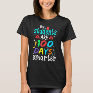 Camiseta 100 Días De Diseño Escolar Para Niños Y Niñas