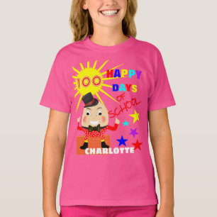 Camiseta 100 Días De Diversión Escolar Humpty Dumpty Pers