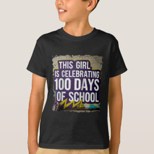 Camiseta 100 días de diversión para Chicas 100 días de cole