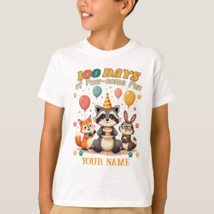 Camiseta 100 días de diversión para unos pájaros: Fiesta an