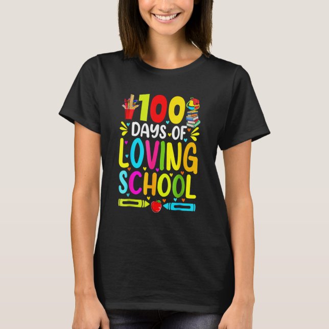 Camiseta 100 Días De Enamorada Escuela Cuta Cien Días De Es (Anverso)