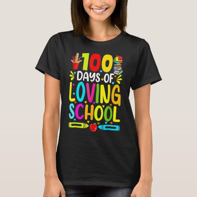 Camiseta 100 Días De Enamorada Escuela Cuta Cien Días De Es (Anverso)