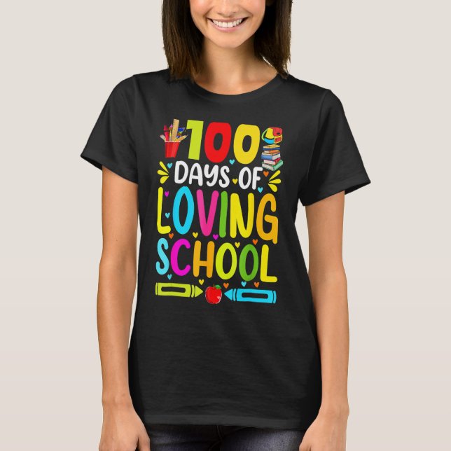 Camiseta 100 Días De Enamorada Escuela Cuta Cien Días De Es (Anverso)