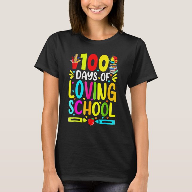 Camiseta 100 Días De Enamorada Escuela Cuta Cien Días De Es (Anverso)