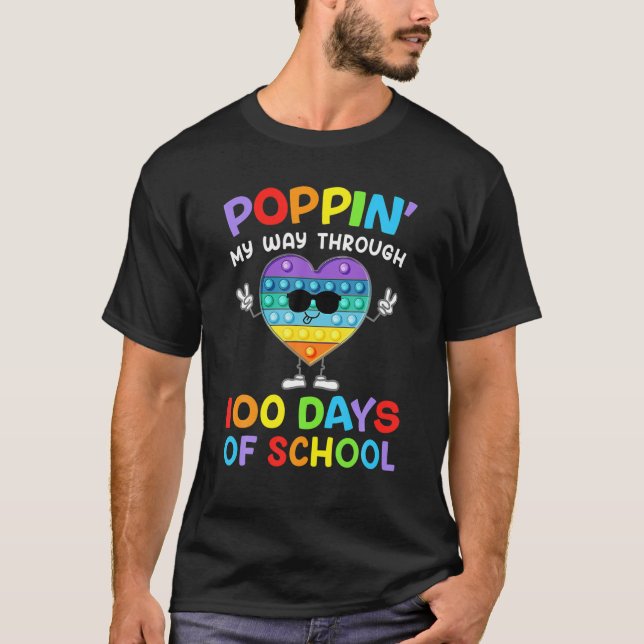 Camiseta 100 Días De Enseñanza (Anverso)