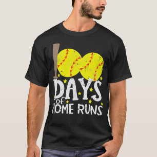 Camiseta 100 Días De Enseñanza 100 Días De Hogar Clásico T