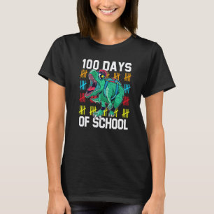 Camiseta 100 Días De Enseñanza En La Escuela Educador Escol