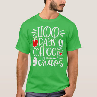 Camiseta 100 Días De Enseñanza Feliz 100 Días De Escuela