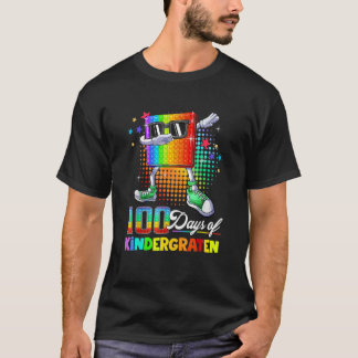Camiseta 100 Días De Enseñanza Infantil 100