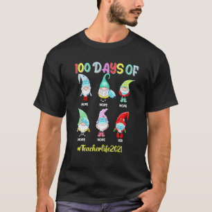 Camiseta 100 Días De Enseñanza Máscara De Tés Equivocada Gn