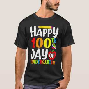 Camiseta 100 Días De Enseñanza O Estudiante En La Escuela D